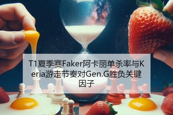 T1夏季赛Faker阿卡丽单杀率与Keria游走节奏对Gen.G胜负关键因子